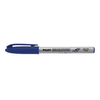 MARCADOR PERMANENTE PONTA FINA CD/DVD 1,0MM - AZUL - UN - PILOT