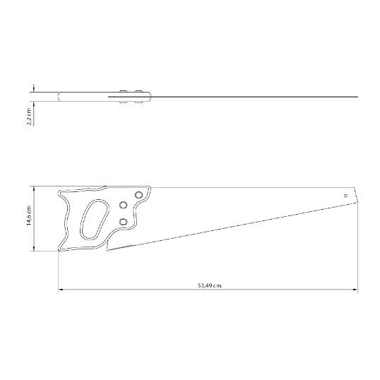 SERROTE TRAMONTINA PROFISSIONAL Nº 18 REF. 43240/018