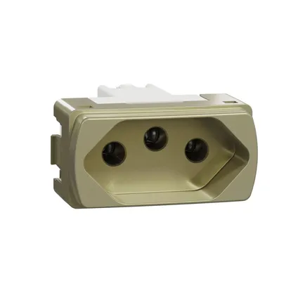 MILUZ MOD TOMADA NBR 20A DOURADA S3B70353