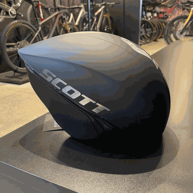 Capacete Scott Split Plus Triathlon  Preto Fosco