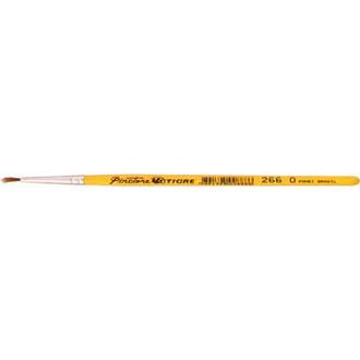 PINCEL REDONDO PELO PONEI 266 CERAMICA/AQUARELA/GUACHE - 0 - CX 12 - TIGRE