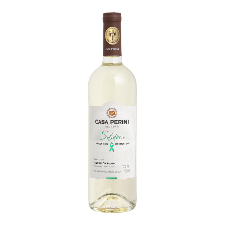 VINHO BRANCO SAUVIGON BLANC SOLIDARIO (750ML)-CASA PERINI - 1