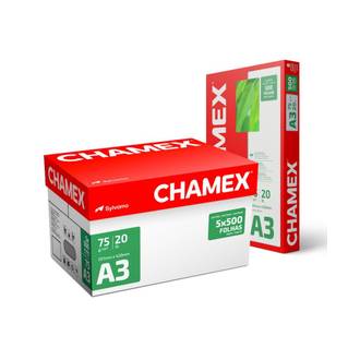 PAPEL CHAMEX 75G 500FLS - A3 - CX 5 - CHAMEX
