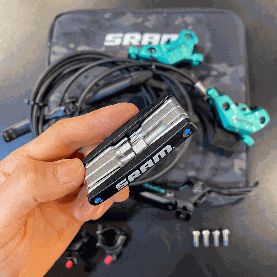 Par de Freio a Disco Sram Original Hidráulico Motive Ultimate 4 Pistões Kit Especial