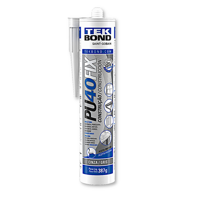 SELANTE PU FIX TEKBOND CINZA 387g