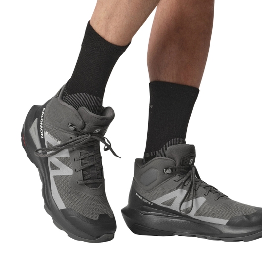 BOTA ELIXIR ACTIV MID GTX MASCULINA SALOMON CINZA