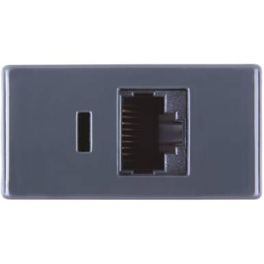 MÓDULO TRAMONTINA TOMADA PARA TELEFONE RJ11 REF. 57215/051 GRAFITE