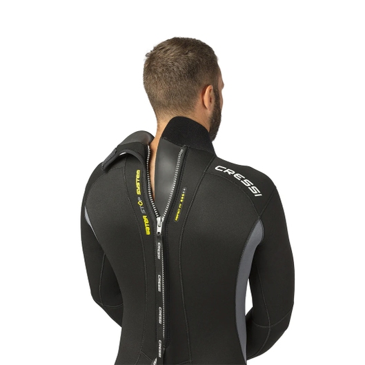 MACACÃO MASCULINO DE NEOPRENE 5MM FAST MAN CRESSI AMARELO