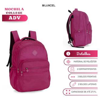 MOCHILA COSTAS JUVENIL ADV MS50131AV - PINK - UN - LUXCEL