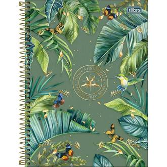 CADERNO UNIV CAPA DURA 1X1 80FLS - NATURALIS - PCT 4 - TILIBRA