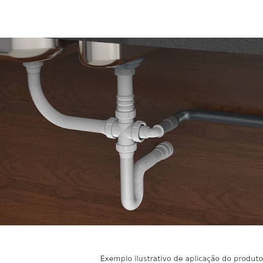 CONEXÃO PARA MÁQUINAS DE LAVAR LOUÇA BLUKIT Ref: 030402