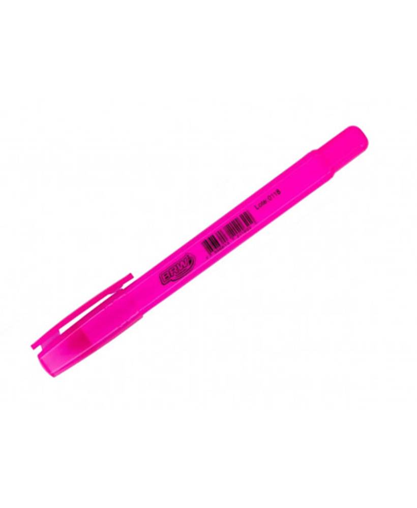 MARCA TEXTO FLUORESCENTE GEL - ROSA - UN - BRW