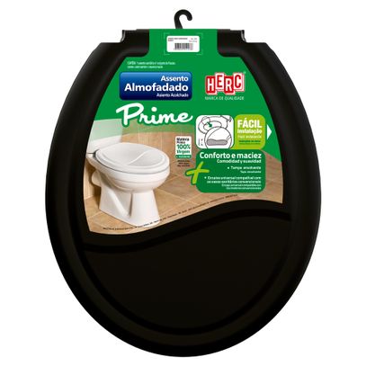 ASSENTO HERC ALMOFADADO PRETO