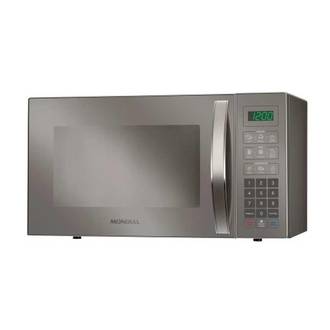 MICRO-ONDAS 34 LTS 127V MO-02-34-E - CINZA/ESPELHADO - UN - MONDIAL