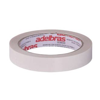 FITA DUPLA FACE DE PAPEL 12X30 - 410 - BRANCA - UN - ADELBRAS