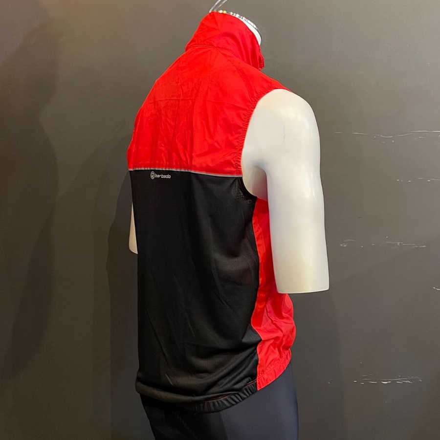Colete Corta Vento Barbedo Masculino Vermelho