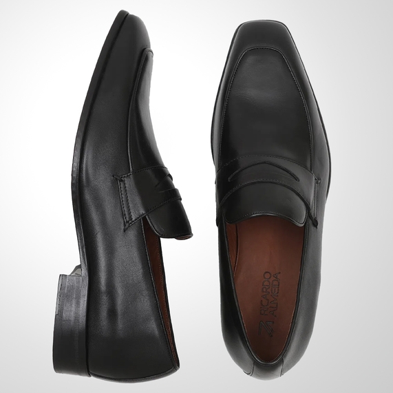 MOCASSIM MASCULINO SOCIAL PRETO RICARDO ALMEIDA