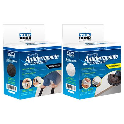 FITA ANTI DERRAP PRETA 50x05 TEK BOND