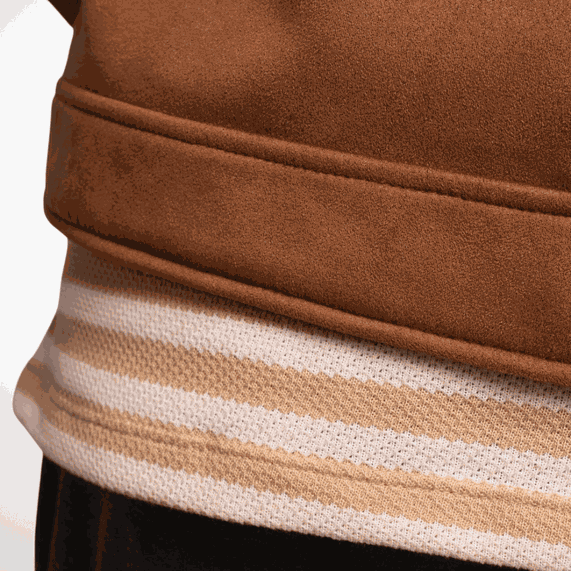 JAQUETA MASCULINA PADRÃO SUEDE CARAMELO
