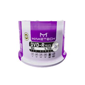 DVD-R 4.7GB 120MIN VEL.16X C/50 - 550602 - UN - MAKETECH