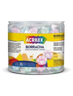 BORRACHA PATA DE GATO GRANDE  - CX 36 - ACRILEX