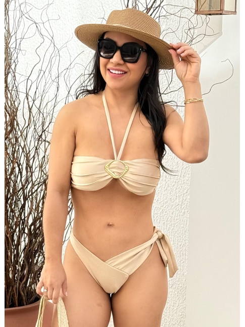 BIQUÍNI TOP ORGANIC CALCINHA UNILATERAL NUDE COLEÇÃO RELÂMPAGO DUDA27