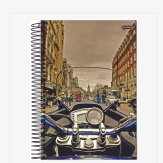 CADERNO UNIV CAPA DURA 1X1 96FLS - ON FLEEK - PCT 4 - JANDAIA