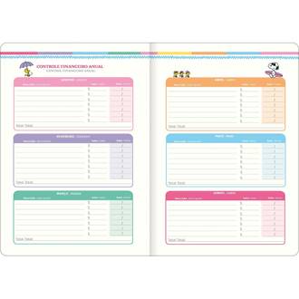 AGENDA COSTURADA SNOOPY M7 - PLANNER - UN - TILIBRA