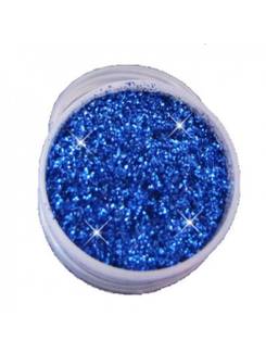 GLITTER ESCOLAR 10G  - AZUL - UN - GLINORTE