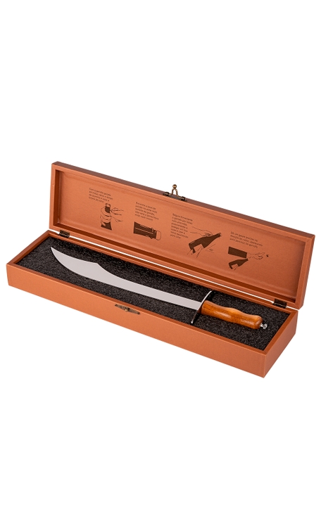 Sabre Design Boccati em Caixa revestida de Courino (marrom)