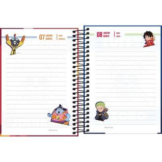 AGENDA ESPIRAL ONE PIECE M4 - DIARIA - 393878 - UN - TILIBRA
