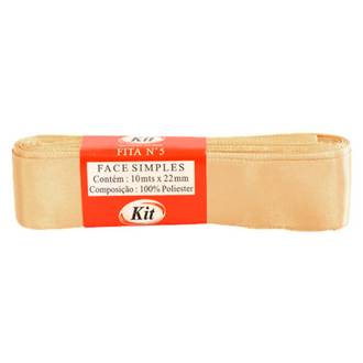 FITA CETIM Nº 5 22MMX10M  - OURO VELHO - UN - KIT