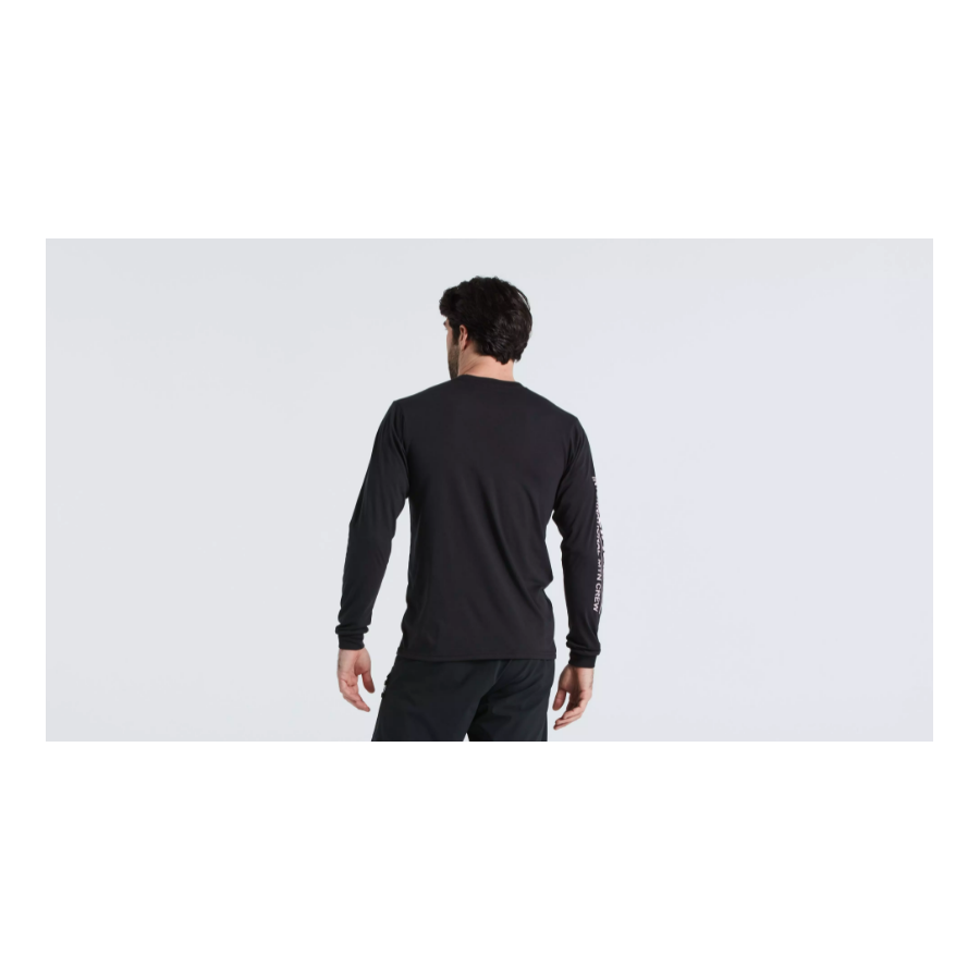 Camiseta Original Specialized T-Shirt Altered Edition Manga Longa Masculina Preta