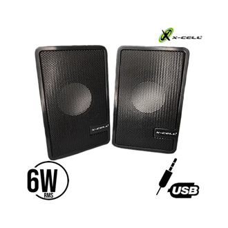 CAIXA DE SOM USB 6W XC-CM-07 - PRETO - UN - X-CELL