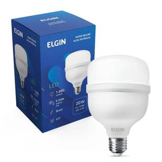 LAMPADA LED BULBO 20W BIVOLT 6500K YU  - BRANCA - UN - ELGIN