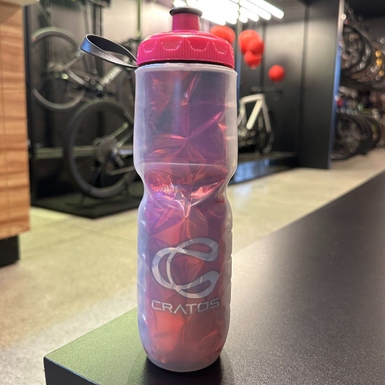 Garrafa Térmica Cratos Rosa e Branca