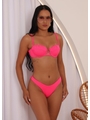 BIQUÍNI MEIA TAÇA CALCINHA ASA DELTA ROSA NEON COLEÇÃO NEON - 1