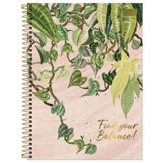 CADERNO UNIV CAPA DURA 10X1 160FLS - NATURALIS - UN - TILIBRA