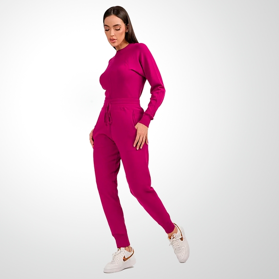 CONJUNTO FEMININO EM TRICOT PINK PADRÃO