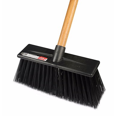 VASSOURÃO GARI ROBUSTO CEPA PLÁSTICA 28CM MAX FERRAMENTAS COM CABO CRU 1.40M