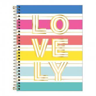 CADERNO COLEGIAL CAPA DURA 1X1 80FLS - 229750 - BE NICE - PCT 4 - TILIBRA