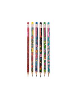 LAPIS PRETO HB LOVE FLOWERS SELECT C/BORRACHA - 22926 - MOLIN - UN - MOLIN
