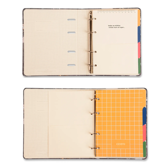 CADERNO ARGOLADO CLASSICA A5 /OFFICE DUO - VERDE OLIVA - UN - CICERO