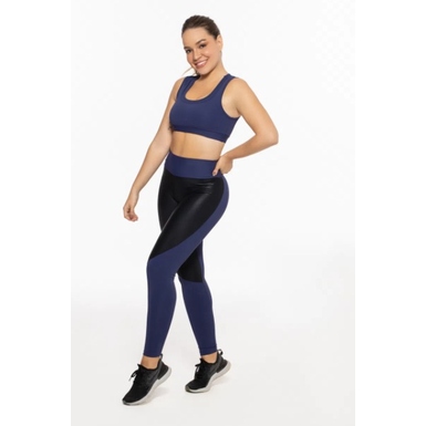 Top Roma Impacto Feminino Azul Marinho