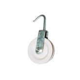 ROLDANA PLASTICA 8cm C/GANCHO GS