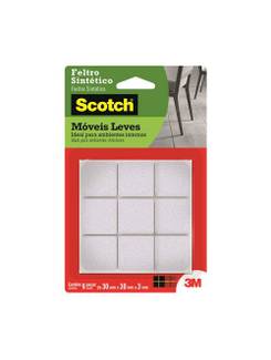 FELTRO BRANCO QUADRADO GRANDE 30X3 C/9 - HB004262588 - UN - 3M