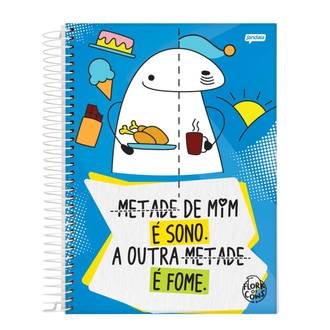 CADERNO UNIV CAPA DURA 1X1 80FLS - FLORK - PCT 4 - JANDAIA