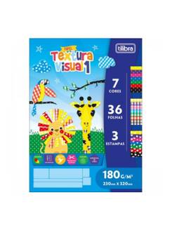 BLOCO TEXTURA VISUAL 1 180G 36FL 7 CORES - PCT 4 - TILIBRA