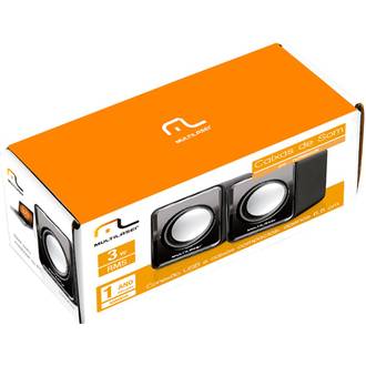 CAIXA DE SOM USB 3W 20 MINI - SP144 - PRETO - UN - MULTILASER