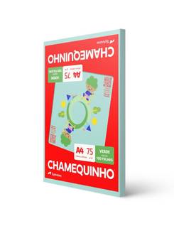 PAPEL CHAMEQUINHO  75G 100FLS - VERDE - UN - CHAMEX